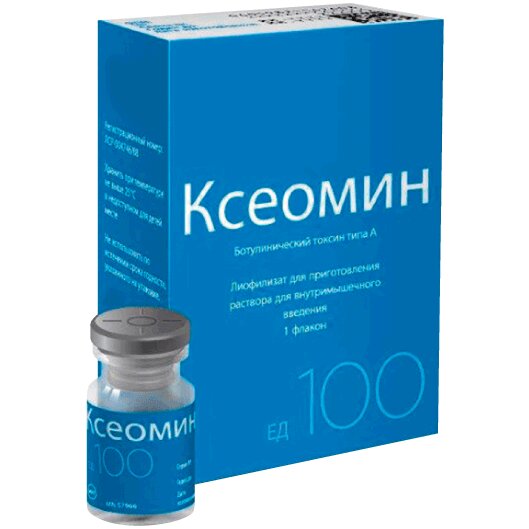 Ксеомин лиофилизат для приготовления раствора для инъекций 100 ЕД 1 шт