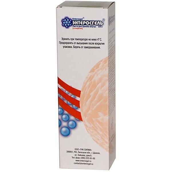Энтеросгель паста для приема внутрь сладкая 225 г