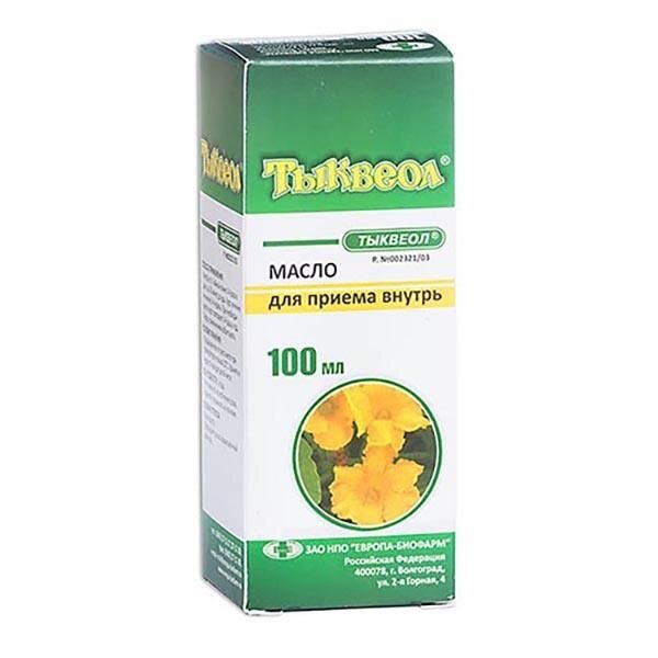 Тыквеол масло для приема внутрь 100 мл