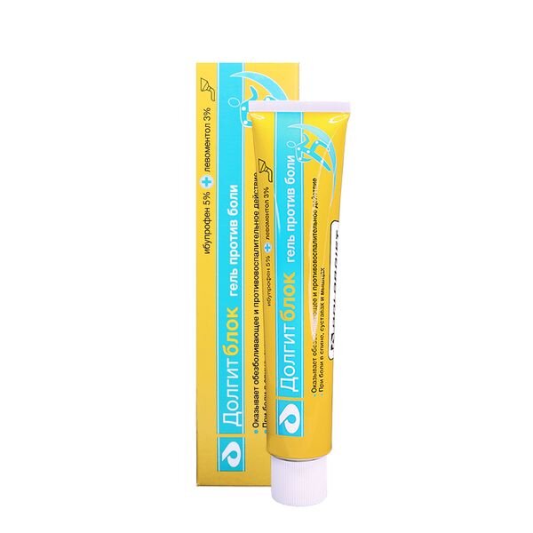 Долгитблок гель для наружного применения 100 г