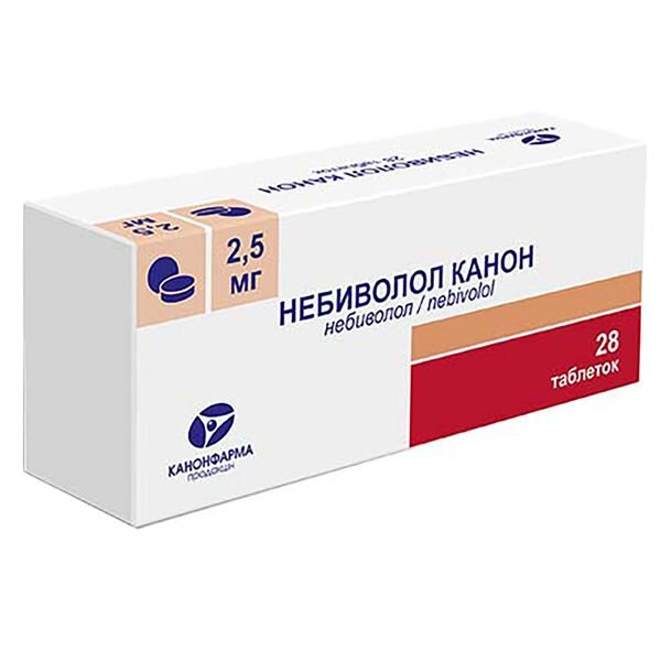 Небиволол Канон таблетки 2,5 мг 28 шт.