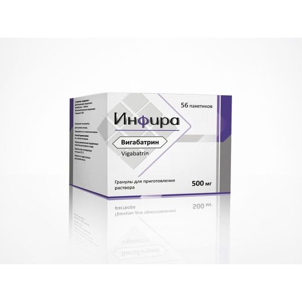 Инфира гранулы для приготовления раствора пакеты 500 мг 56 шт.