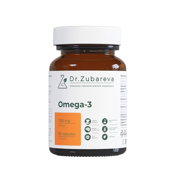 Омега-3 Dr.Zubareva/Др.Зубарева капсулы 1320 мг 60 шт.