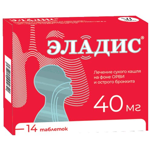 Эладис таблетки 40 мг 14 шт.