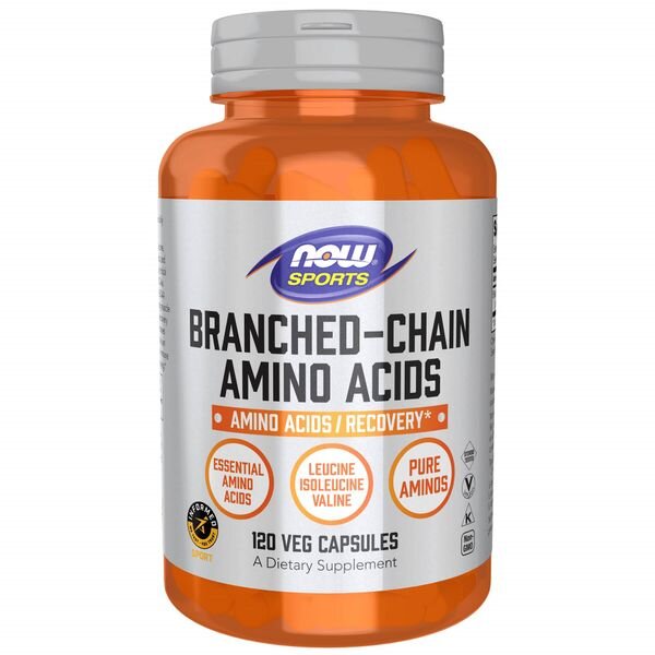 Аминокислоты BCAA Now Foods капсулы 884 мг 120 шт.