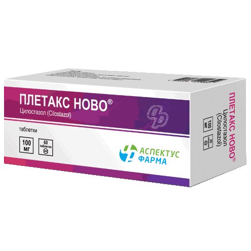 Плетакс Ново таблетки 100 мг 60 шт.