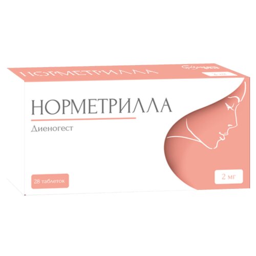 Норметрилла таблетки 2 мг 28 шт.