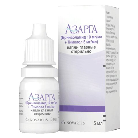 Азарга капли глазные 5 мл