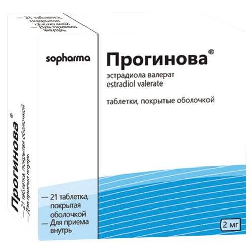 Прогинова драже 2 мг 21 шт.