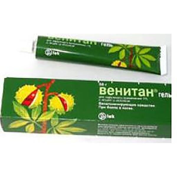 Венитан гель для наружного применения 1% 50 г