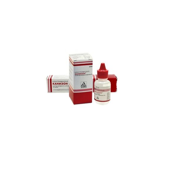 Канизон раствор для наружного применения 1% 20 мл