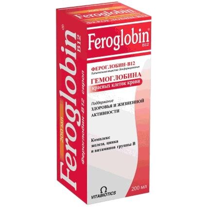 Фероглобин-В 12 сироп 200мл флакон 1 шт.