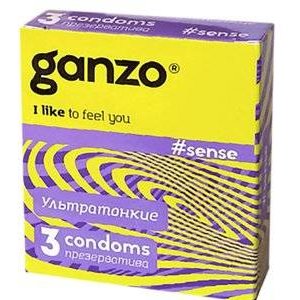 Презервативы Ganzo Sense (тонкие) 3 шт.