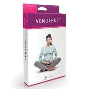 Колготки для беременных Venoteks Trend 2 класс размер S Бежевые 2С405 (2С400)