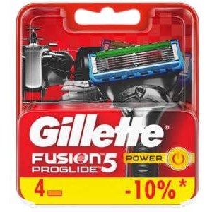 Сменные кассеты Gillette Fusion Proglide Power 4 шт.