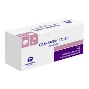 Оланзапин Канон таблетки 10 мг 28 шт.