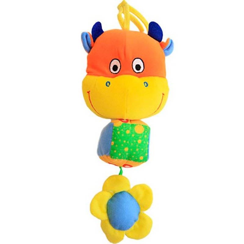 Игрушка музыкальная подвесная Сказка 51075 Коровка 1 шт.