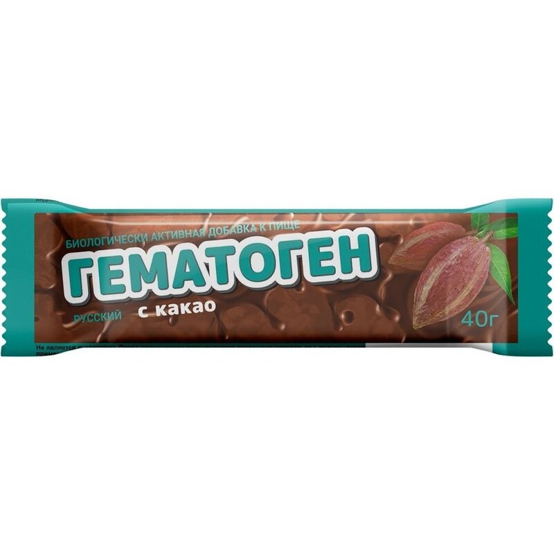 Гематоген с какао 40 г