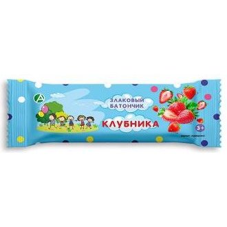 Батончик-мюсли детский злаковый Клубника 24 г