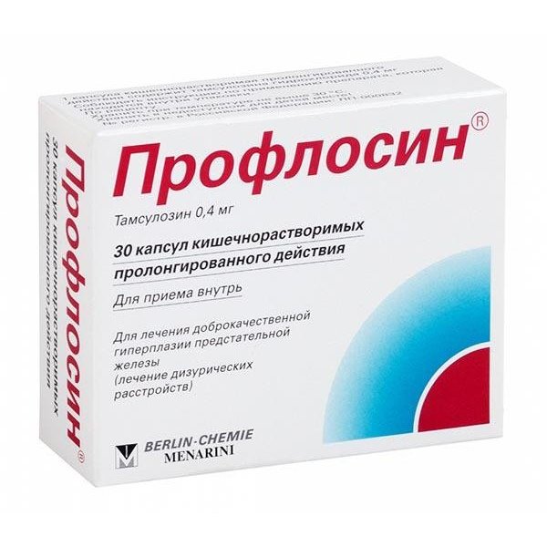 Профлосин капсулы 0,4 мг 30 шт.