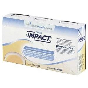 Смесь Nestle Impact Oral для энтерального питания Ваниль 273 мл саше-пакет 3 шт.