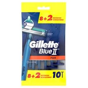 Бритва мужская Gillette Blue II Plus одноразовая 10 шт.