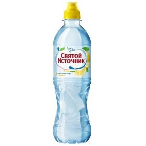 Вода негазированная Святой источник спортивная со вкусом лимона 0,5 л