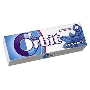 Жевательная резинка Orbit сладкая мята 10 шт.
