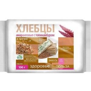 Хлебцы амарантовые Di&Di топинамбур/греча 100 г