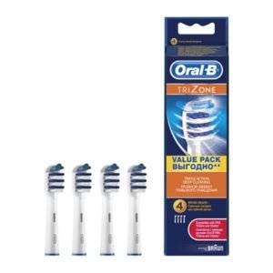 Сменные насадки Oral-B для электрических зубных щеток Trizone 4 шт.