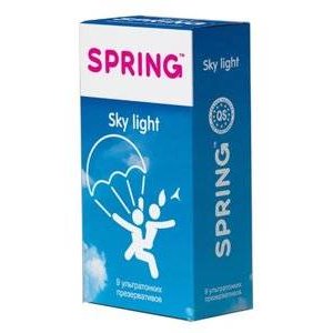 Презервативы Spring Sky Light ультратонкие 9 шт.
