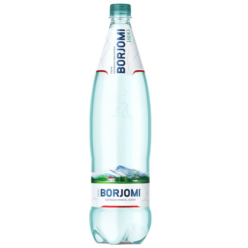 Вода минеральная Боржоми 1 л пластиковая бутылка