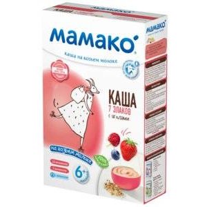 Каша Мамако 7 злаков с ягодами на козьем молоке 200 г