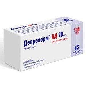 Депренорм ОД таблетки 70 мг 30 шт.
