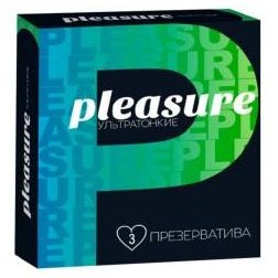 Презервативы Pleasure Ультратонкие 3 шт.