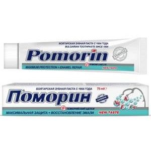 Зубная паста Pomorin Максимальная защита+Восстановление эмали 75 мл
