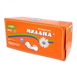 Прокладки ежедневные Милана Dolce Soft 20 шт.