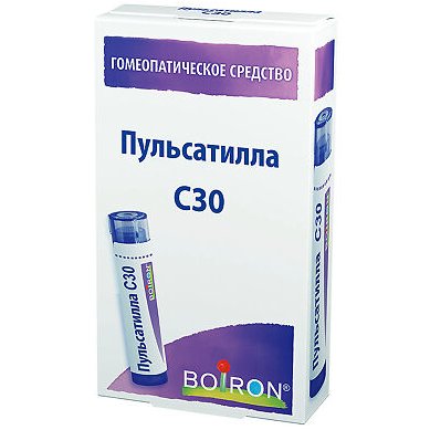 Пульсатилла C30 гранулы гомеопатические 4 г