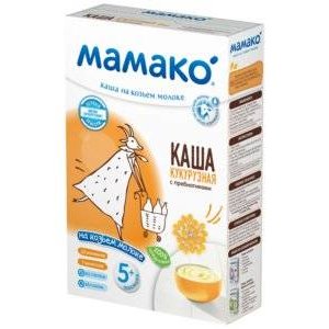 Каша Мамако кукурузная с пребиотиками на козьем молоке с 5 мес. 200 г