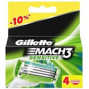 Сменные кассеты Gillette Mach-3 Sensitive 4 шт.