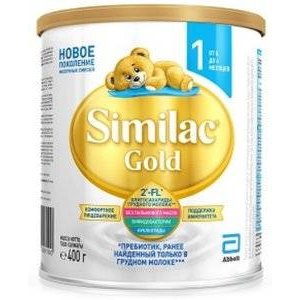 Similac Gold 1 Смесь сухая молочная 0-6 мес., 400 г