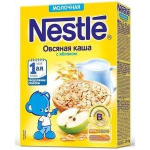 Каша молочная Нестле (Nestle) овсяная с яблоком с 6 мес. 220 г