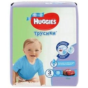Подгузники-трусики для мальчиков Huggies размер 3 7-11 кг 58 шт.