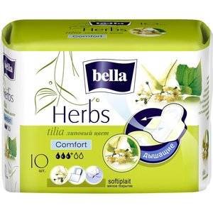 Прокладки Bella Herbs Tilia Comfort softiplait 10 шт.