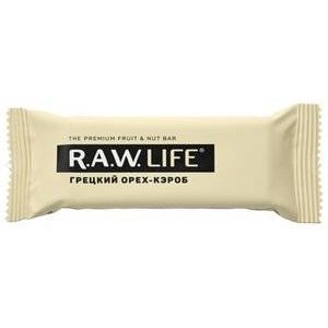 Батончик R.A.W. Life орехово-фруктовый грецкий орех/кэроб 47 г