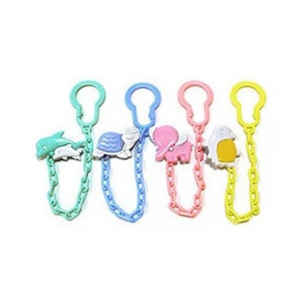 Держатель для пустышки Сказка 1564 на цепочке с булавкой 1 шт.