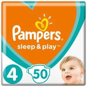 Подгузники Pampers Sleep&Play размер 4 9-14 кг 50 шт.