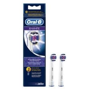 Сменные насадки Oral-B к электрической зубной щётке 3D White 2 шт.