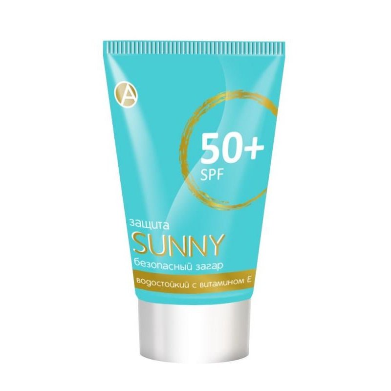 Крем солнцезащитный Sunny SPF 50+ водостойкий с витамином Е 150 мл