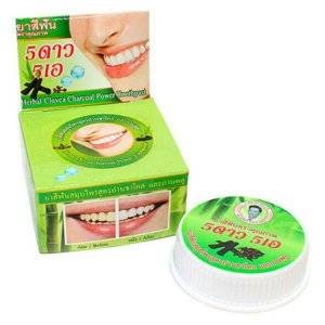Зубная паста 5 Star Cosmetic отбеливающая травяная с углем бамбука 25 г